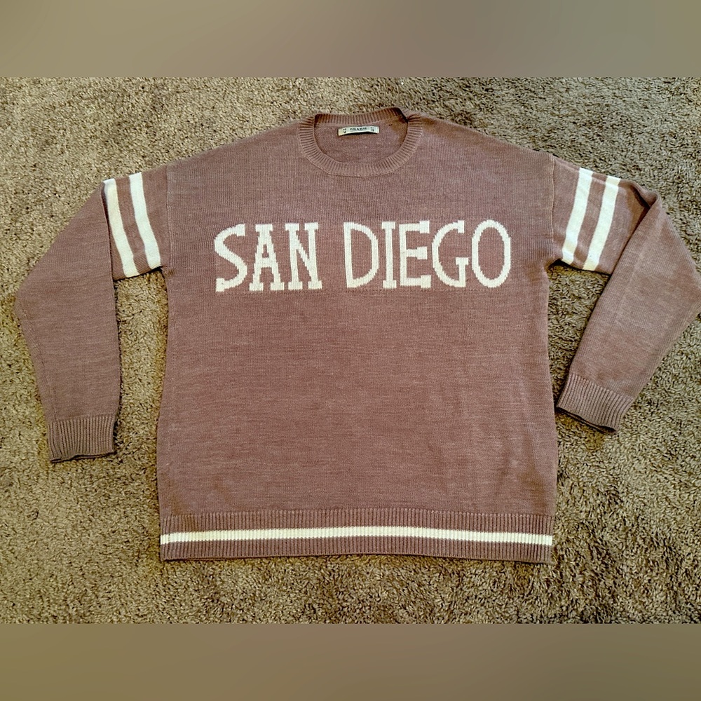 Pull & Bear Intarsia sweater M